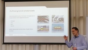 Chris Büscher presenteert de resultaten van het KWR-onderzoek Asset management tussen theorie en praktijk