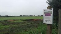 Iron and lime sludge applied to test plots in Bloemkampen nature area