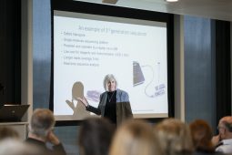 Joan Rose lectures at KWR on the importance of genomics for the water sector