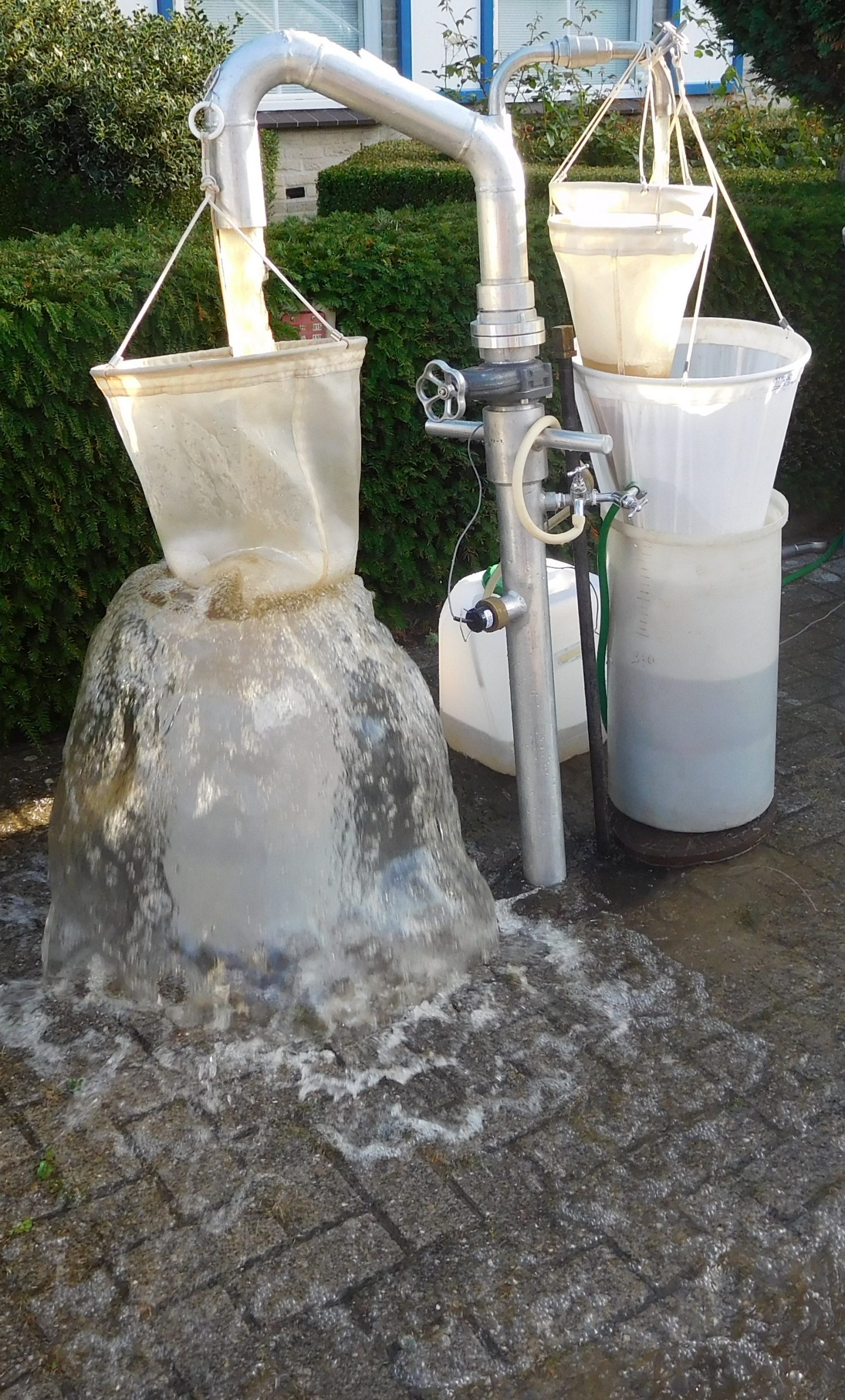 Microbiologie tijdens drinkwaterdistributie spuiactie