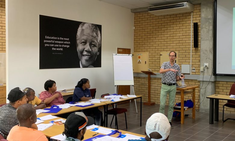 The Cape Town training took place at an inspiring location