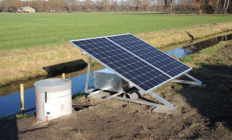 Systeem voor subirrigatie met oppervlaktewater, Stegeren (foto: Bas Worm, Waterschap Vechtstromen)