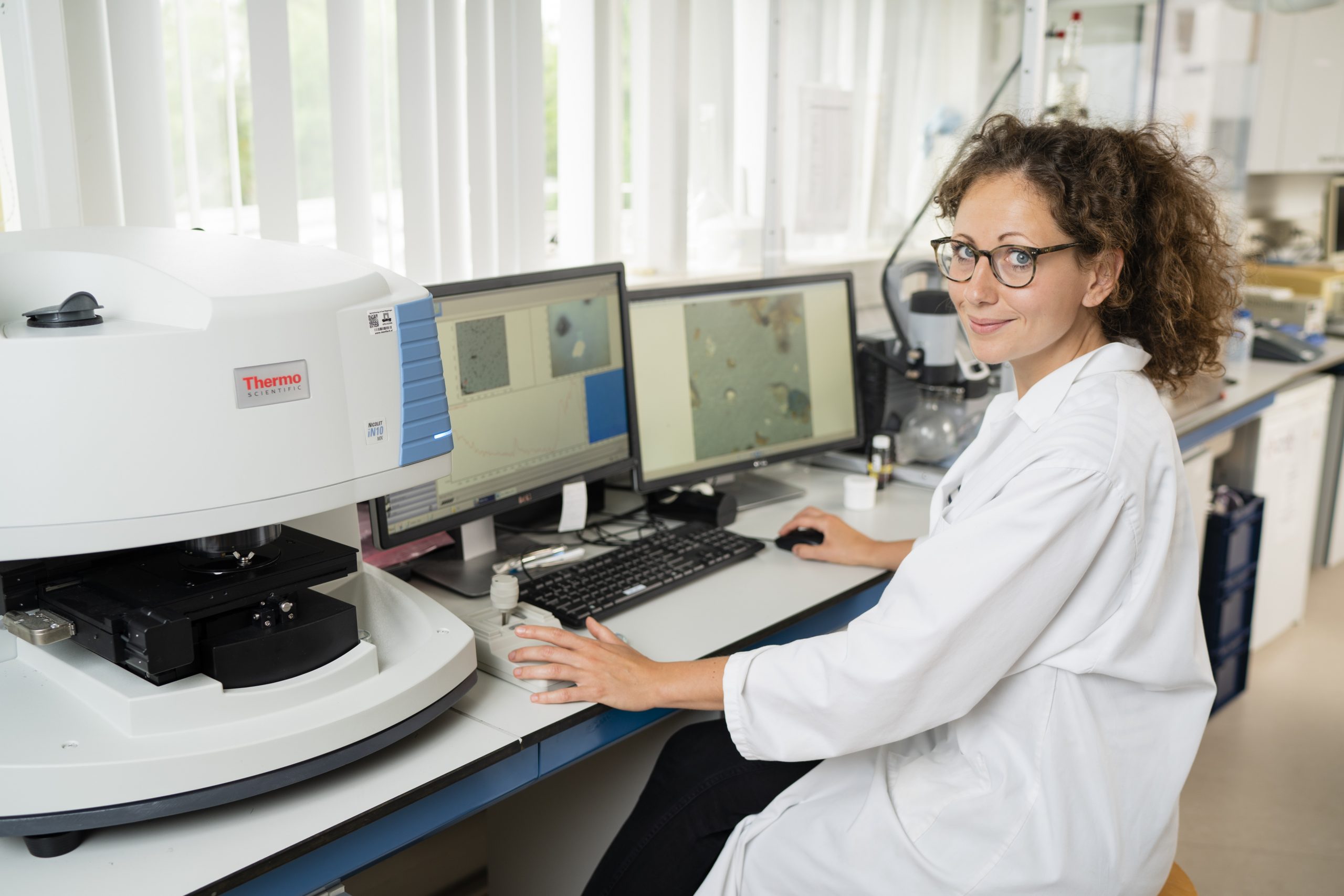 Svenja Mintenig studied the analytical requirements for the identification of micro- and nanoplastics.