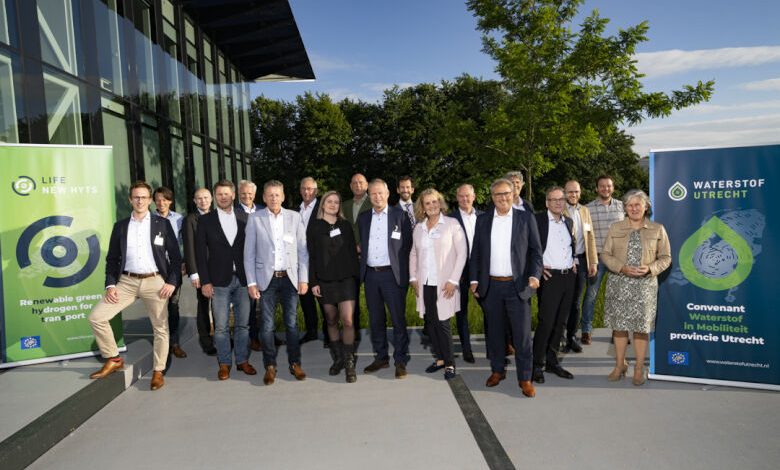 Op 24 juni was de feestelijke kick-off van LIFE NEW HYTS, een Utrechts en Europees project voor groene waterstof.