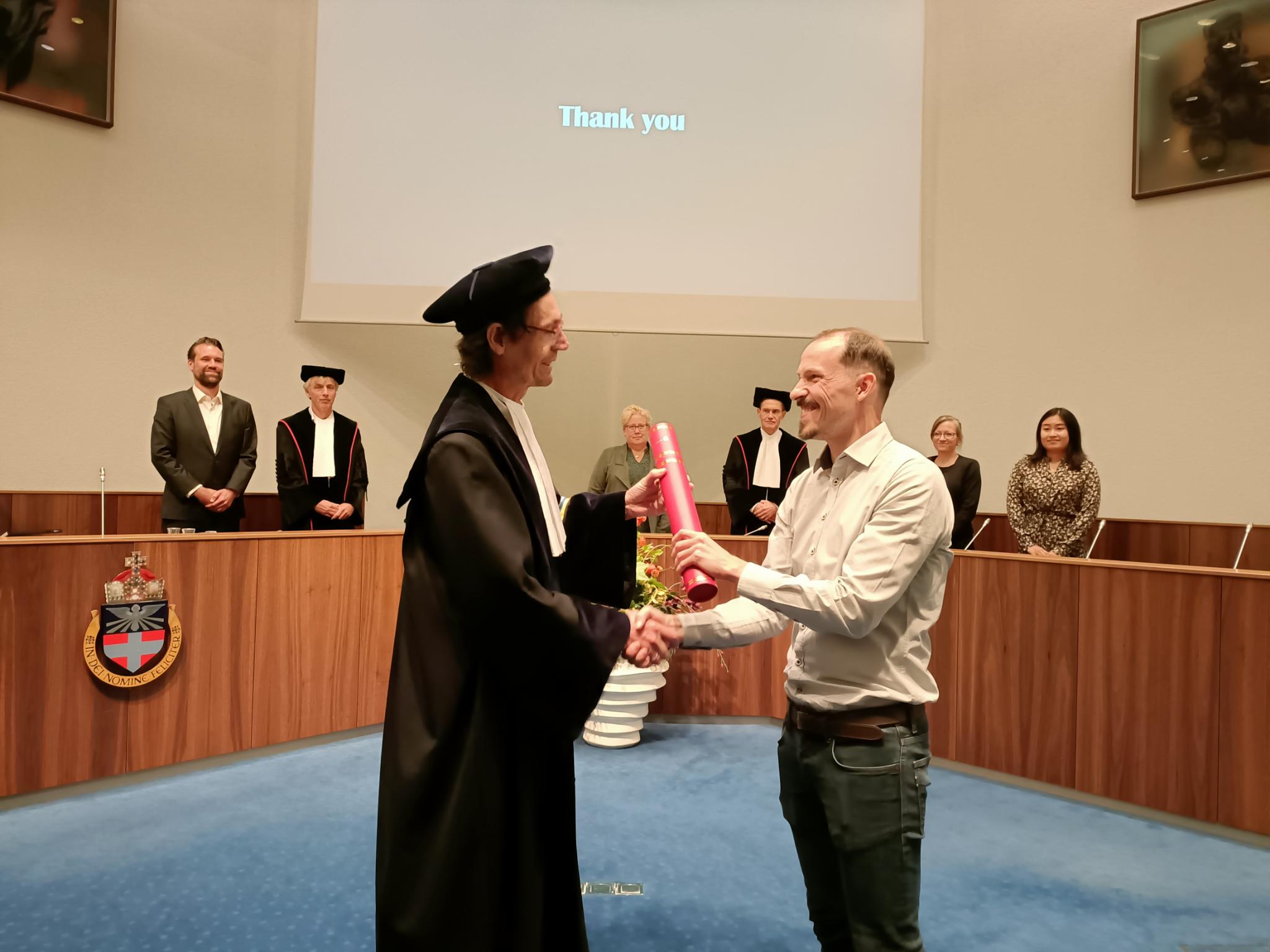 KWR-onderzoeker Daniel Duarte ontving zijn PhD-graad op 25 september aan de Radboud Universiteit, Nijmegen.