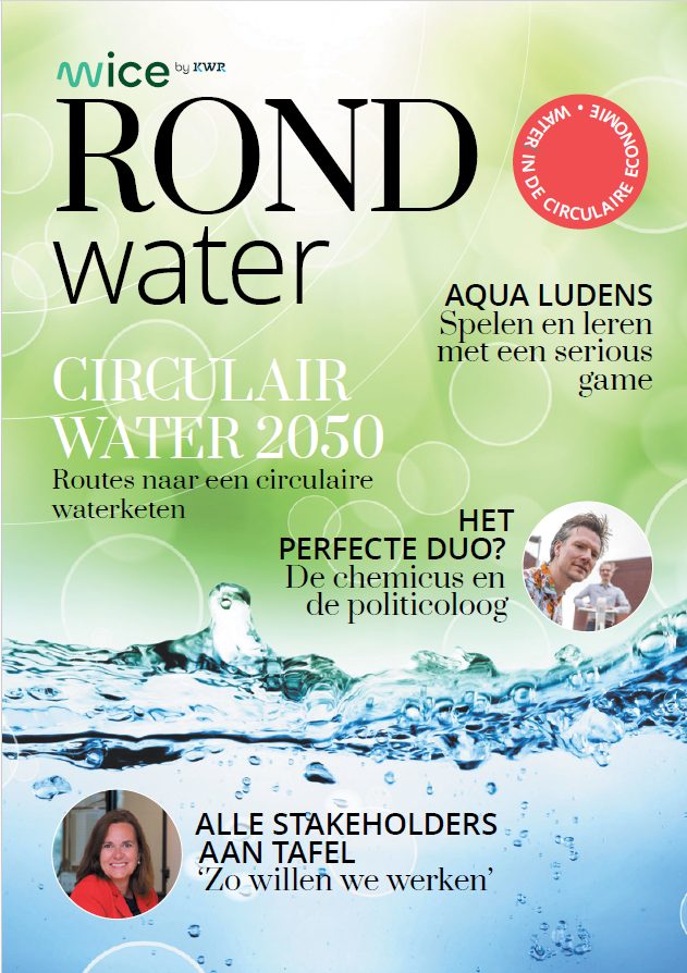 Cover ROND water, thema WiCE.